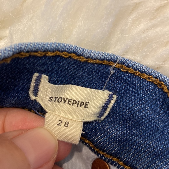 Madewell Stovepipe Jeans size 28 inseam 26” excellent condition - Picture 6 of 12
